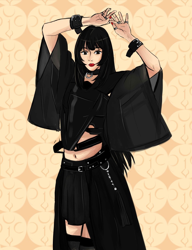 nara_moore's tweet photo. #JIdol: Daily Tsukishiro Himari 
第323 ❤️🐉🌙

NWIdolFest 2022

Left: Art of Himari
Right: Original Reference

Image source: Nara Moore

Art by: @maiisheree

#月城ひまり #TsukishiroHimari #Isiliel #Necronomidol #Necronama 
#地下アイドル #アイドル #Idol #NWIdolFest #FanArt https://t.co/m0zGkNziOX