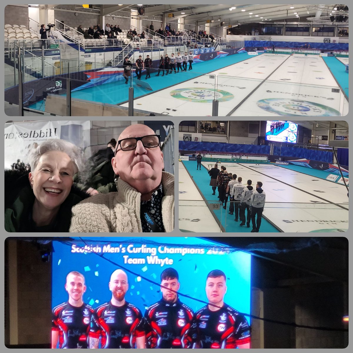 Cracking night with #CllrDavieStitt at @scottishcurling Men's Championship Finals at the fantastic @dumfriesicebowl. Co ngrats to Team Whyte who claimed the title by 1 point over a gallant Team JCraik at the extra end. Thanks to all staff
@dgcouncil 
#LoveCurling 
#LoveDandG ❤️