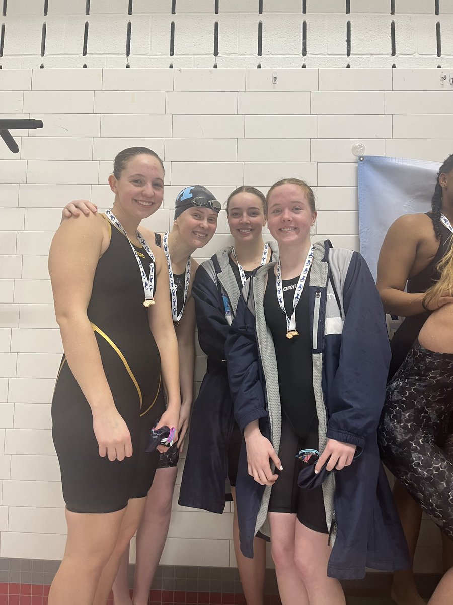 Swim &amp; Dive <a href="/MIAA033/">MIAA</a> South Sectionals:

Just in…

4th place; 200 Free Relay, with a time of 1:44.45 (Jordan, Nora, Jill and Anna). 

Way to go Warriors!

<a href="/coachmace/">Michael Mason</a> <a href="/Med_SwimDive/">Medfield Swim & Dive</a> <a href="/GlobeSchools/">Boston Globe Schools</a> <a href="/BostonHeraldHS/">Danny Ventura</a> <a href="/TVLSportsMa/">TVL Sports Updates</a> <a href="/HometownWeekly/">Hometown Weekly</a>