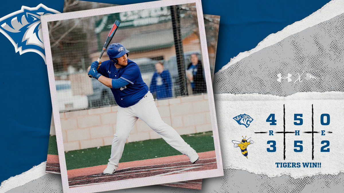 The Tigers flip the script and grab their first win of the 2024 season in game two 4-3. <a href="/DWUBaseball/">DWU Baseball</a> 
Oscar Pravecek- 2-run home run
Alexander Mizsak- 7 innings, 3 ER, 9 K 
Logan Davis- Win (1-0) | Dexter Payne- Save (1)