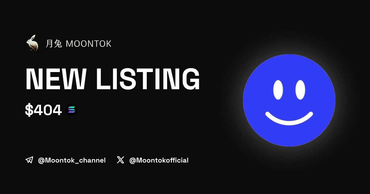 MoontokListing's tweet image. ⚡ 月兔雷霆 - Moontok Xpress

Protocol404 ($404)
moontok.io/coins/protocol…

6YEoGHWzYqRcwPMJBHU5a2kToKq1SR6bqVsfg9GFs6xX

LIQ: $27,083 | MC: $322,852

#altcoin #memecoins @Protocol__404 @moontokofficial