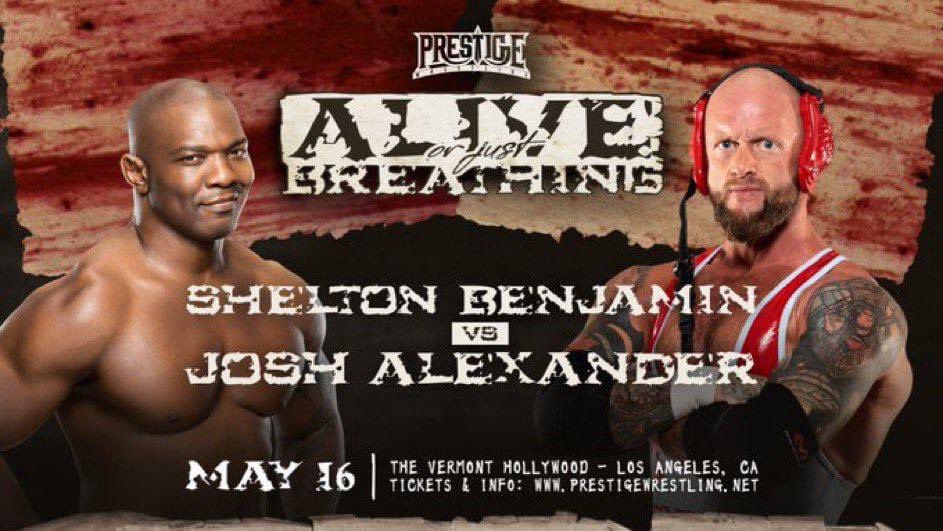 #SheltonBenjamin’s post 1st #WWE match has been announced & it’s  against #JoshAlexander