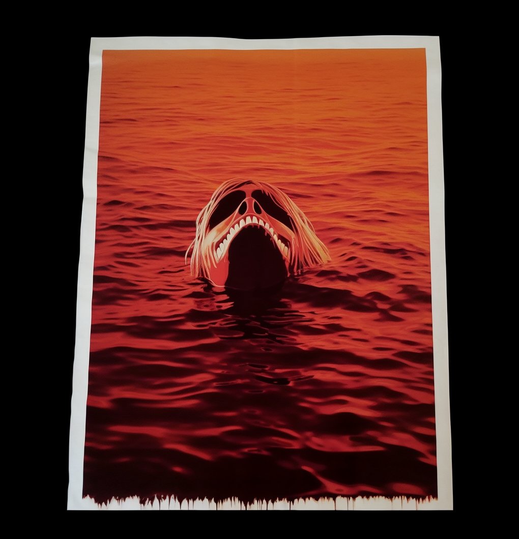 ThePosterNest's tweet photo. Two famous movie posters blended into one lovely poster. 👥

🦈JAWS vs Carrie😡

Creepy to say the least. Haha

I will be posting hybrid posters daily. If you like this then be sure to follow us!👻

#jaws #carrie #movieposters #horrormovies #horror #shark #horrorart https://t.co/kTRFr0uCE6