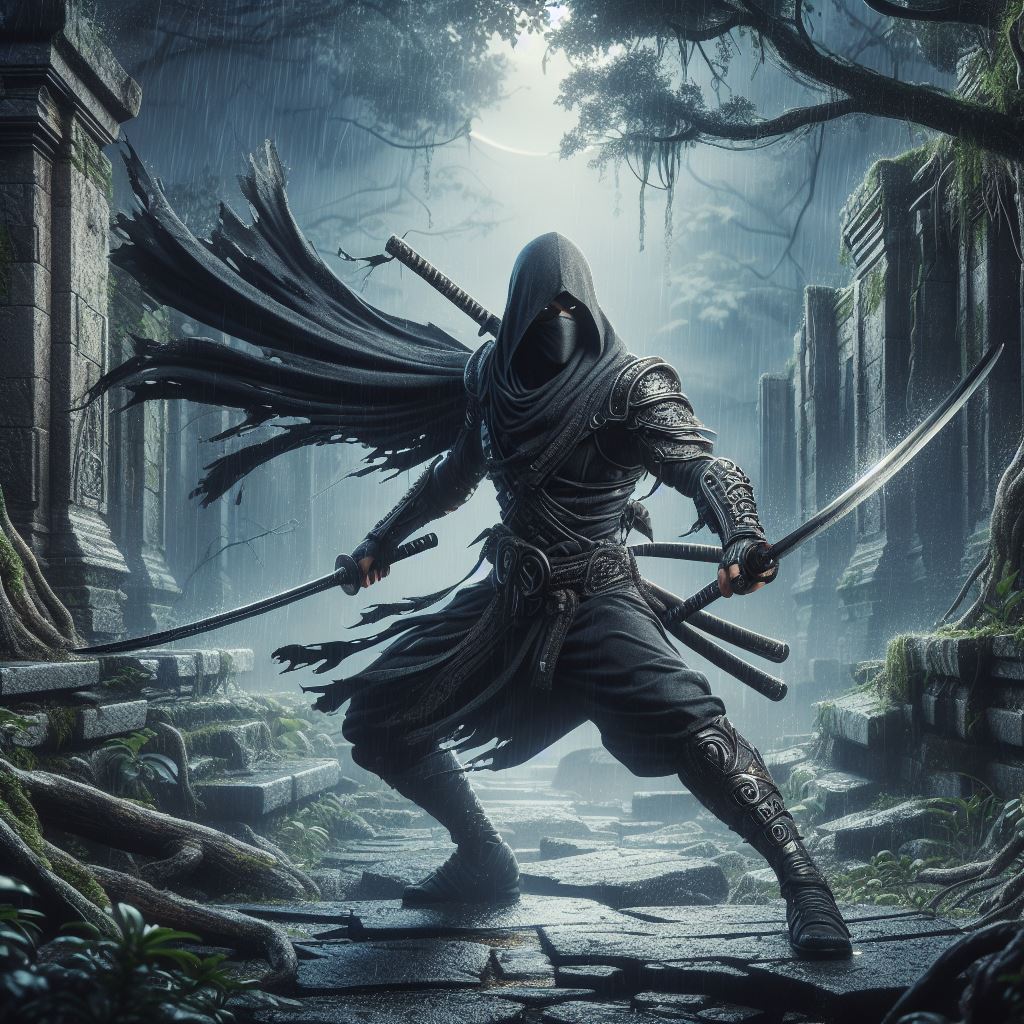 pixelchemist's tweet photo. How about a shadowy ninja figure...
(ALT contains the prompt)
#AIart #AIArtwork #Dalle3Art #PromptShare #AIartist #pixelchemist https://t.co/1GDlrazGqZ