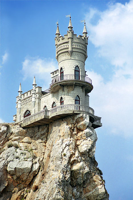 Swallows Nest Castle, Ukraine #SwallowsNestCastle #Ukraine norahashley.com