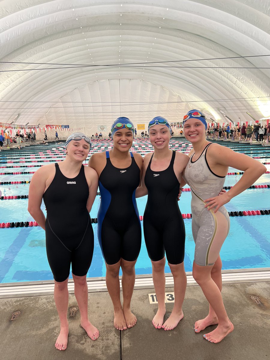 BigBlue_Swim's tweet photo. DISTRICT QUALIFIERS‼️‼️‼️
Hazel Culver - 200IM &amp; 100 Breaststroke
400 Free Relay - Hazel Culver, Karsyn Ramey, Makayla Platt, Hannah Robinson 
Alternates: 200 Medley Relay - Robinson, Culver, Nikkolette Cord, Platt
🏊‍♀️🏊‍♀️🏊‍♀️🏊‍♀️ https://t.co/qzMshTx03h