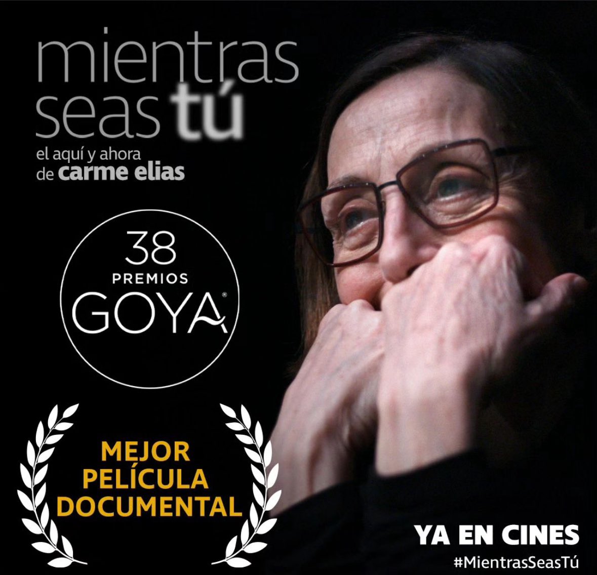 Enhorabona! 🏆 #Goya2024 a Millor Pel·lícula Documental por "Mientras seas tú…".
Produïda per <a href="/claudiapintoemp/">Claudia Pinto Emperador</a>, Óscar Bernàcer, Joana M.Ortueta, Jordi Llorca, Iván Martínez Rufat i Pilar Llorca <a href="/sinrodeosfilms/">Sin Rodeos Films</a> i <a href="/mister_nakamura/">Nakamura Films</a>.
Gràcies per posar la mirada en l'Alzheimer.