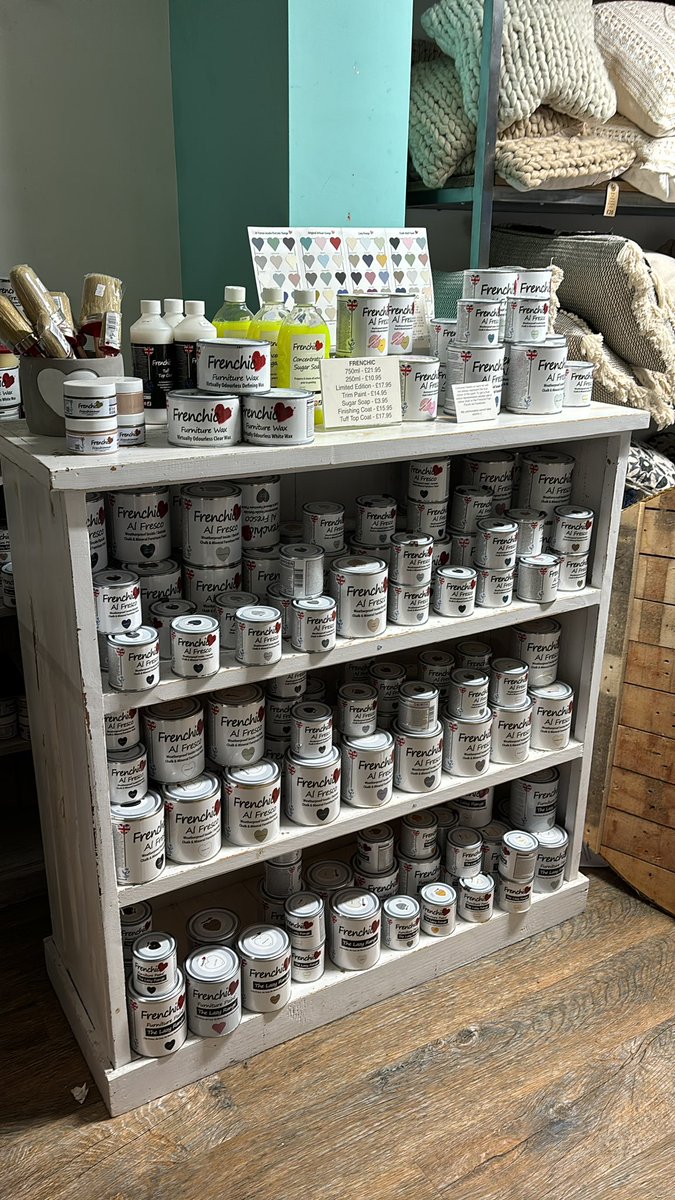 Half term sorting and clearing has begun … Frenchic paint tidy up today ! <a href="/FrenchicPaint/">Frenchic❤️Paint</a> #halfterm #frenchic #upcycle #februaryprojects