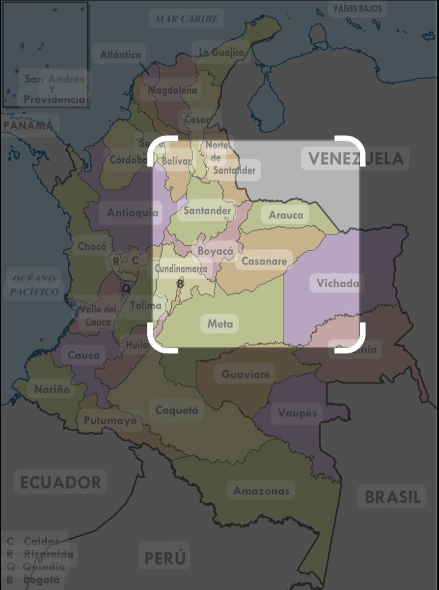 LauraV_Villa's tweet photo. En cada conversación que por cualquier motivo digo que Boyacá tiene frontera co Venezuela, me toca sacar mapa. Nunca nadie me cree… ahí va https://t.co/9DOk2zMinA