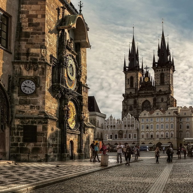 Old Town Square, Prague, Czech Republic #OldTownSquare #Prague #CzechRepublic judewagner.com