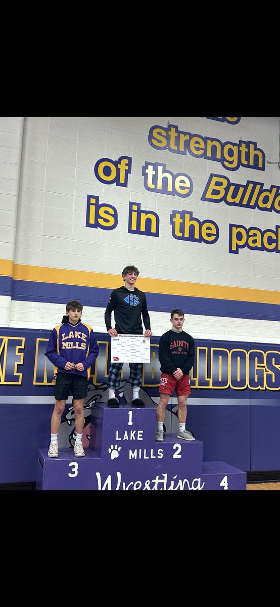 Congrats, Christian Michels on your second place finish and QUALIFYING for state!!!