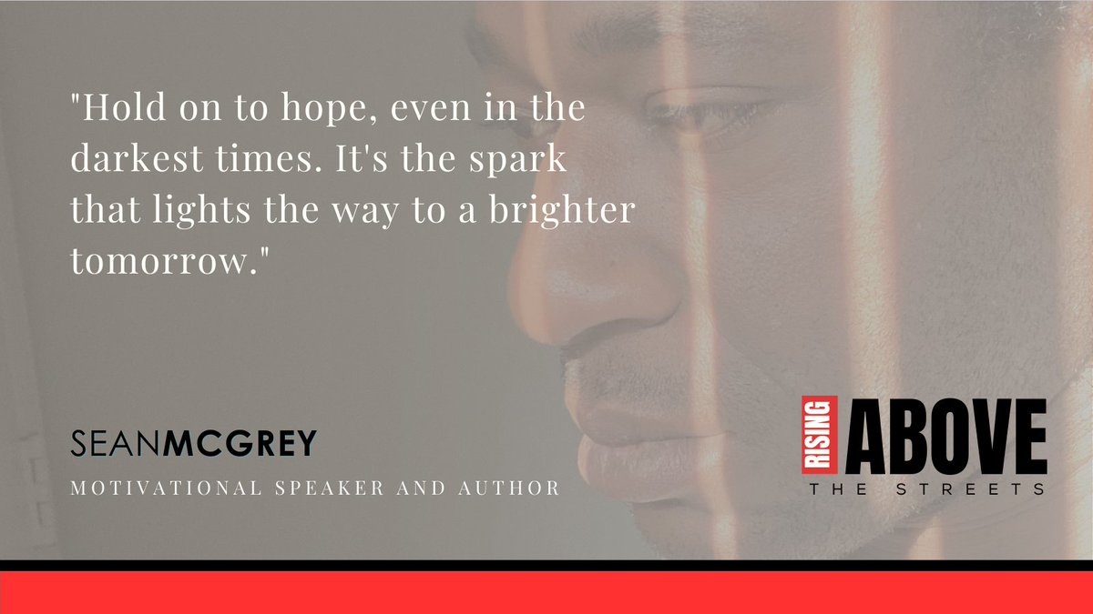 'Hold on to hope, even in the darkest times. It's the spark that lights the way to a brighter tomorrow.' #HopeEndures #BrighterTomorrow