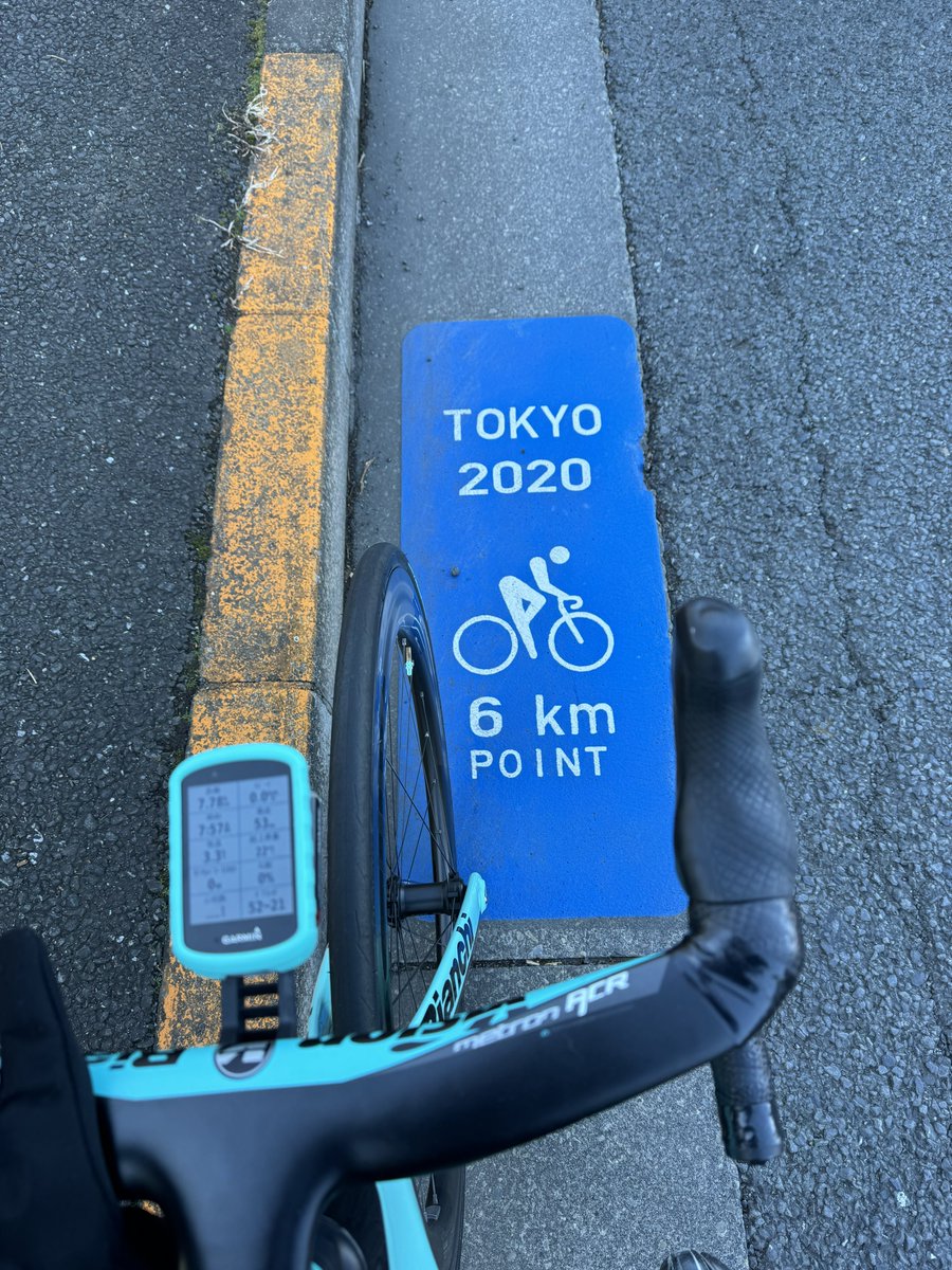 いつのまにかTOKYO2020のペイントがされてる
#bianchi #ridebianchi #ridebicycle  #infinitocv #サイクリング #oltrexr4 #oltrexr4disc