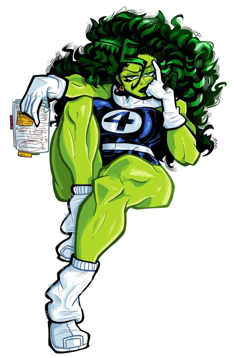 _LimitedEdge_'s tweet image. got that she-hulk done finally ay
