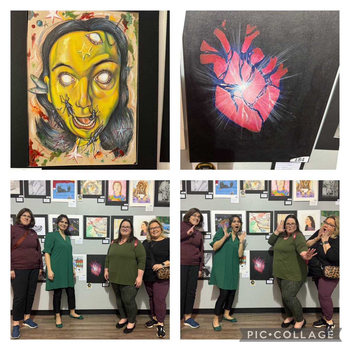 VisualArtHumble's tweet photo. 👏Giant CONGRATULATIONS to  @HumbleISD MS student artists, and their teachers, with winning artwork at the Bayou City Art Festival. Woohoo!!!! 5 of the top 30 from Humble ISD. 👏👏👏 @HumbleISD_CMS @HumbleISD_TMS @HumbleISD_RMS @HumbleISD_Arts https://t.co/EIaAzuhSoN