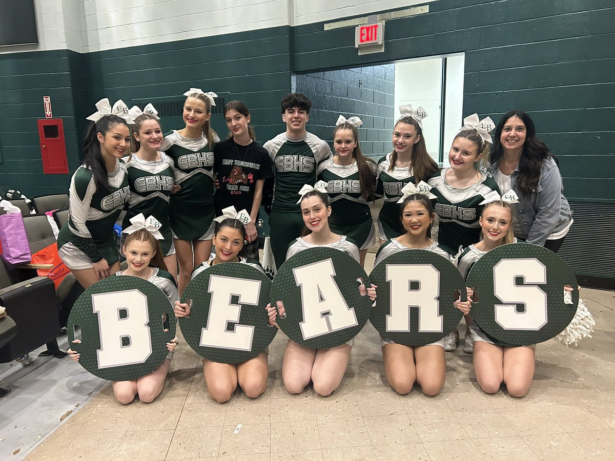 EBHS CHEERLEADING - Coach Rosner (@ebhsbearscheer) on Twitter photo Congrats Varsity on another 1st place win at JFK HS. For two weekends in a row, we also earned the second highest score of the entire competition. Looking forward to tomorrow’s comp and states 2/24. Let’s finish stronger than ever! <a href="/EB_Athletics/">Bears Athletics</a> @EBHSprinc <a href="/EBPublicSchools/">East Brunswick Public Schools</a> Congrats Varsity on another 1st place win at JFK HS. For two weekends in a row, we also earned the second highest score of the entire competition. Looking forward to tomorrow’s comp and states 2/24. Let’s finish stronger than ever! <a href="/EB_Athletics/">Bears Athletics</a> @EBHSprinc <a href="/EBPublicSchools/">East Brunswick Public Schools</a>