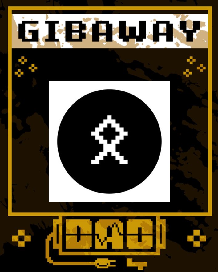 MachineDAO (@btcordinaldao) on Twitter photo 🎁GIBASATURDAY🎁
🏆Prize : 15 x <a href="/genesis_runes/">GENESIS ◉</a> WL spots
Join the Alphabot DAO giveaway in our discord: discord.gg/btcmachine  
If not done already, grab your DAO pass to access tons of WLs & giveaways ! 🖤
magiceden.io/ordinals/marke… 🎁GIBASATURDAY🎁
🏆Prize : 15 x <a href="/genesis_runes/">GENESIS ◉</a> WL spots
Join the Alphabot DAO giveaway in our discord: discord.gg/btcmachine  
If not done already, grab your DAO pass to access tons of WLs & giveaways ! 🖤
magiceden.io/ordinals/marke…