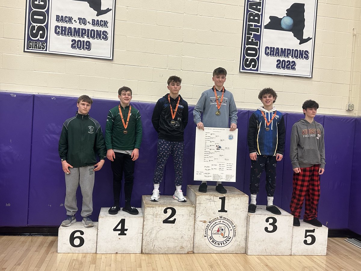 LEGHOF25's tweet image. Congratulations to Newburgh Wrestler Cooper Merli on winning his second straight Section 9 Championship!!