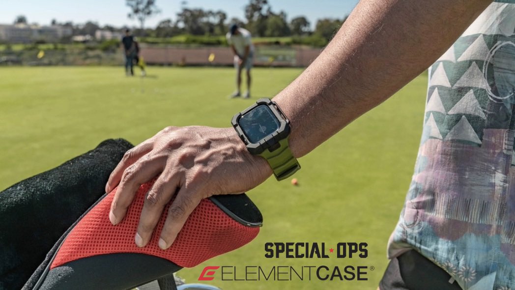 Capture the essence of adventure with the Special Ops Apple Watch Band by <a href="/ElementCASE/">Element Case</a>. Whether on a golf course or the journey of life, it stands as a symbol of readiness and style.
elementcase.com/product/specia…