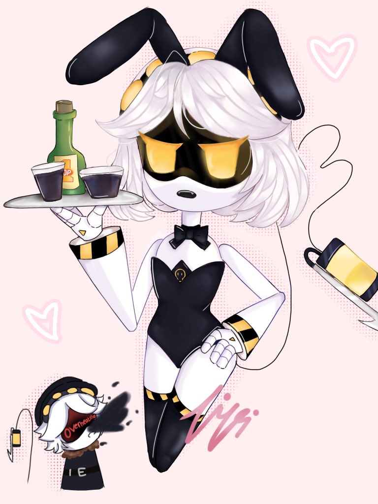 ✨🐰V with Bunny Outfit✨🖤

V : 'What are you looking at?'

#murderdrones #murderdronesfanart #SerialDesignationV #SerialDesignationN #N #V #glitchproduction #murderdronesv #artist #artist