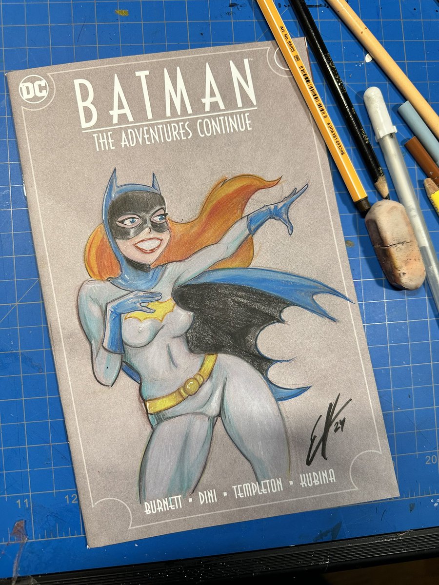 Batgirl Sketchcover in Brice Timm style.