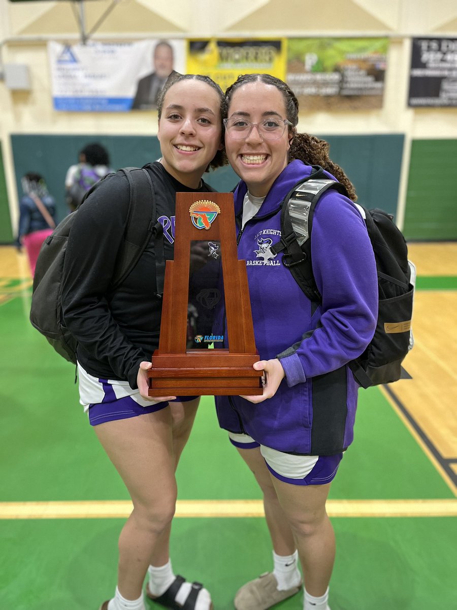District Champs 💜💜🏆! We aren’t done yet - up next REGIONALS. Thankful to be able to share this with my sister 💪🏼. @jaylagreene13 @RealCoach_D @uwbacademy @mikemillsnc