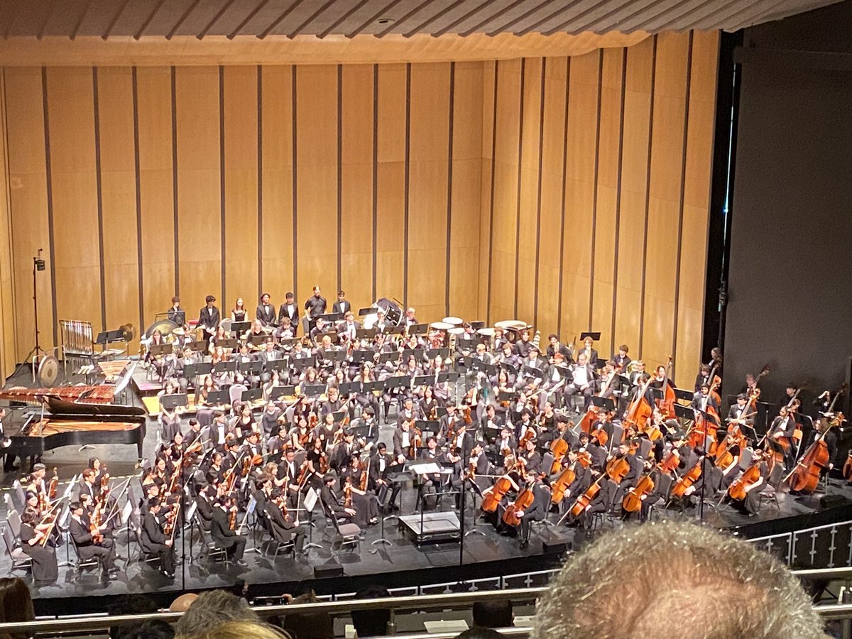 Our final concert of the evening is the TMEA All-State Symphony Orchestra with Luc Birla - Bb clarinet and 2 time all-state musician