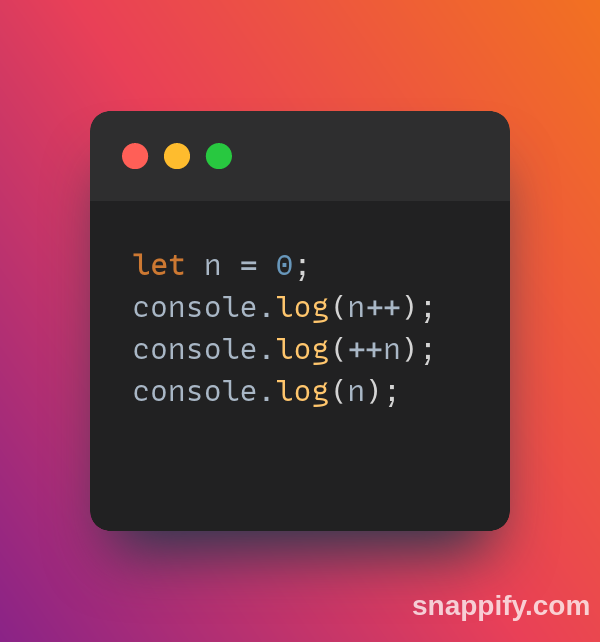 JavaScript Revision!

What would be the output? Give proper reasons!

#100DaysOfCode #100daysofcoding #developerweek #developers