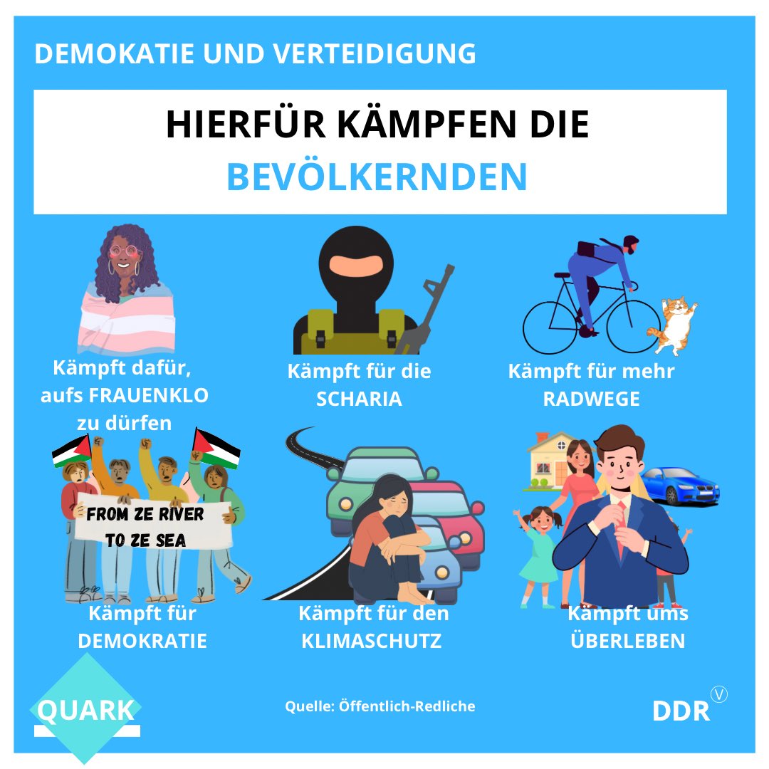 QuarkDDR's tweet photo. Wohl noch nie in der Geschichte Deutshclands wurde so viel gekämpft wie heute. Es riecht schon fast nach Bürgerkrieg und abwechselnd nach 1929, 1933 und 1939, weil so arg viel gekämpft wird. Aber nur eine Kämpfendengruppe wird verlieren. Welche wird es wohl sein? https://t.co/IJDwvDOSIK