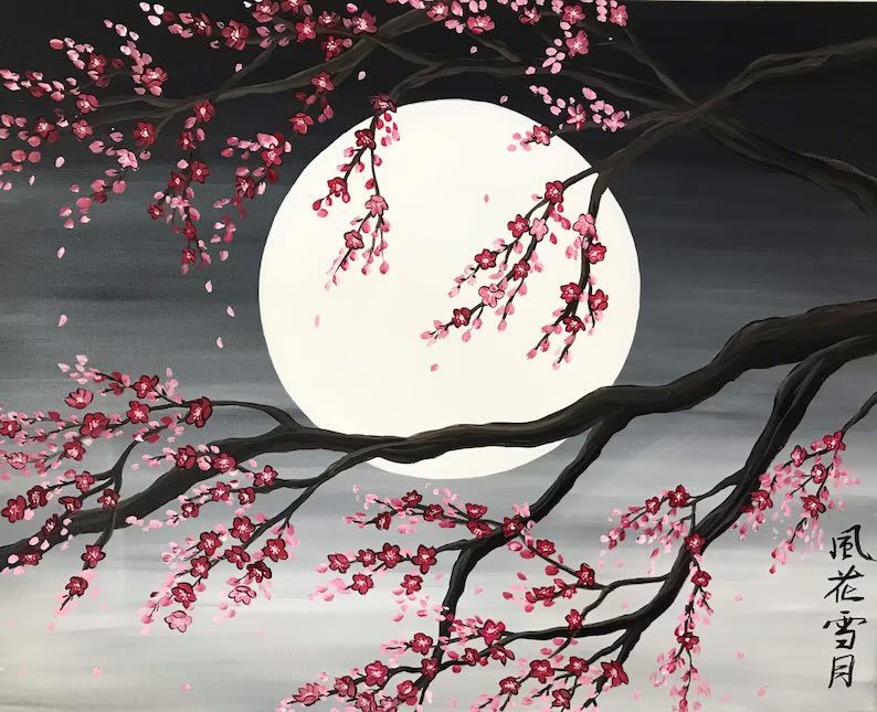 *jun would be sitting under a sakura tree and looking at the moon* “what does it take to save them both* {#TekkenRP} {#MVRP}