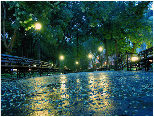 Rainy Night, Union Square, New York City #RainyNight #UnionSquare #NewYorkCity ryanduran.com