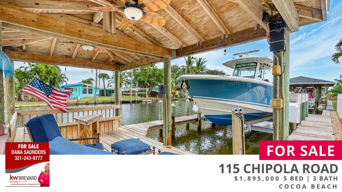 dsaunders511's tweet image. Looking for a new home? This listing could be the one! Please don't hesitate to reach out with any questions! You can reach me at (321) 243-9777.

Dana Saunders, Realtor
"Your Local Expert"
Buy, Sell, Relocation,  New... homeforsale.at/115_CHIPOLA_RO…