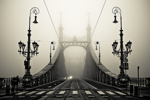 Fog Bridge, Budapest, Hungary #FogBridge #Budapest #Hungary sethdean.com