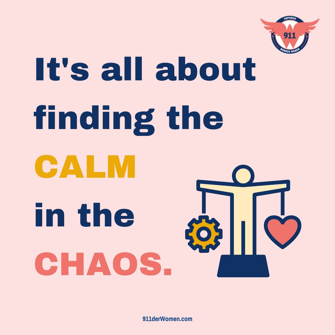 Take a deep breath, you got this. We know your world can be hectic, but remember, even within the storm, moments of peace exist.  #selfcare #womenin911 #FirstResponderWellness #mentalhealth