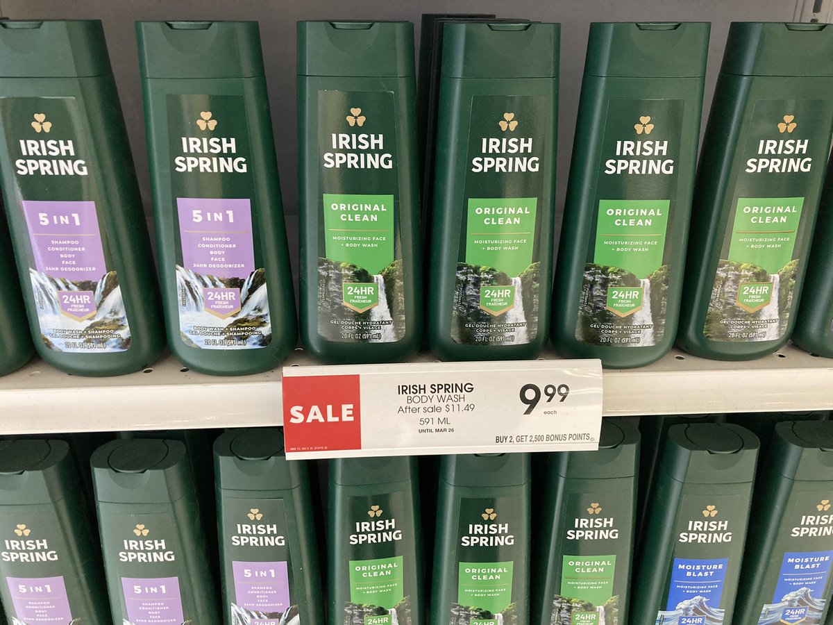 Hey @ShopprsDrugMart @loblawco , how is this considered on sale? These used to be $2.99 @IrishSpring