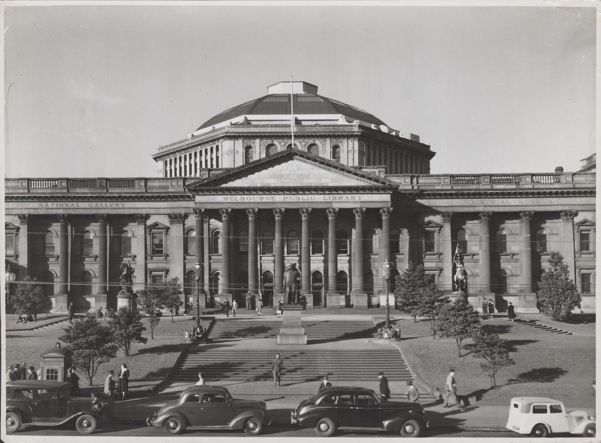 ✨ 168 years of @Library_Vic! A conundrum since opening our doors #onthisday in 1856 has been how best to share Library resources beyond the grand building. Today's blog takes us along for that journey: blogs.slv.vic.gov.au/our-stories/as… ⁠⁠ 📷 handle.slv.vic.gov.au/10381/293137 ⁠ #SLVCollection