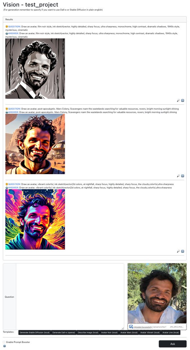 RestAI now features InstantID feel free to play with it at github.com/apocas/restai :) #restai #ai #avatar #GenAI