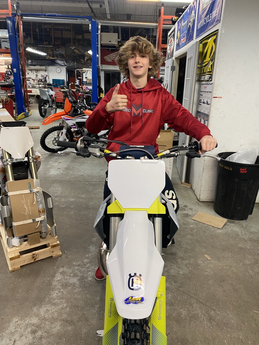 leaf308's tweet image. My little guy isn’t so little anymore his first 125