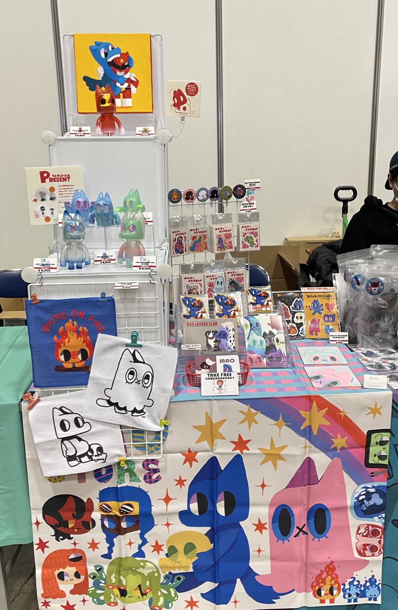 ブースセッティング終わりました〜！
2-18-03でお待ちしております！

#ワンフェス