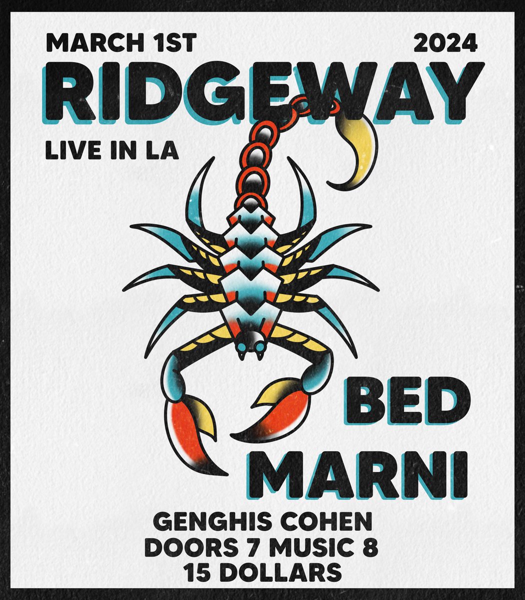 LA rock gig next month