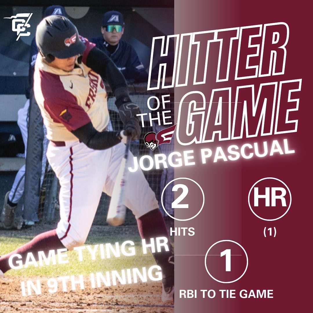 Erskine Baseball Wins a thriller at Barry in 14 Innings PASCUAL tied the game in the 9th. Tucker & Scogins held it for 5 INN. until Maskin & Francis Jr. to put the Fleet up 5 runs in the 14th! Pazos closed the door in the bottom of the 14th for the Win! #Brotherhood #ThePursuit