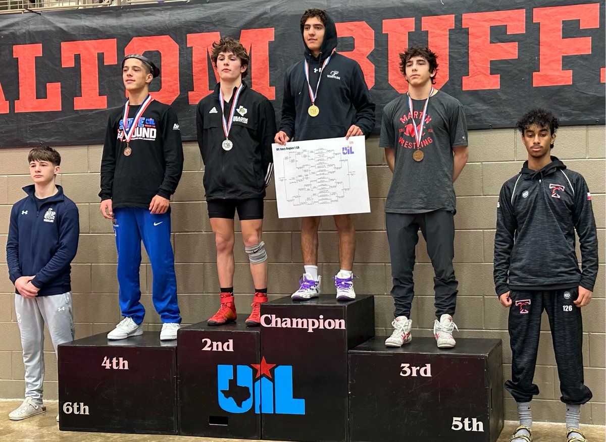 DragonWrestling's tweet photo. 🥈REGION 1-6A BOYS 126 RUNNER-UP🥈
TYSON GIBSON
He’s #BerryBound for #UILState next week!
@cabcslc @slcathletics @carrollisd @wrestlingtexas https://t.co/VThRe0UAjl