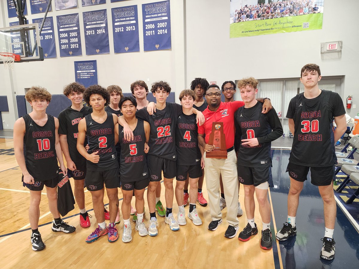 Words don't express how proud I am of this group of young men. To make it to be 17-10, make it to the district championship game and playing atop 50 team in the state speaks volumes. It wasn't the outcome we wanted, but this TEAM has grown a lot on &amp; off the court. GO BEACH!