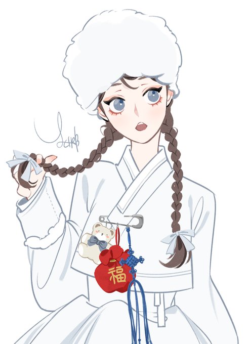 한복에 옷핀 브로치 조합 보고 싶어욧.. 