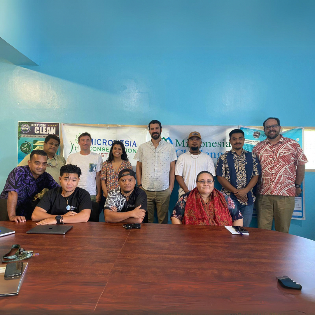 Our #BlueProsperityMicronesia team visited Yap and Pohnpei to update partners and stakeholders on the program and participated in knowledge exchanges. The team shared preliminary discoveries from the marine science expedition conducted in partnership with @natgeopristineseas.