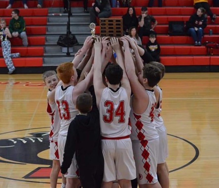 jw_gilbert's tweet photo. My 7th grade coaching season ended on the highest of notes. The Cedarville Indians defeated Madison-Plains 48-34 in the OHC South tournament final. 

A great group of talented kids who played for each other. https://t.co/m1cn7wiceg
