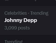 Johnny Depp is STILL trending from days ago, lol. Disney really has no idea how CRAZY things will get if they launch that Pirates of the Caribbean reboot without Jack Sparrow.