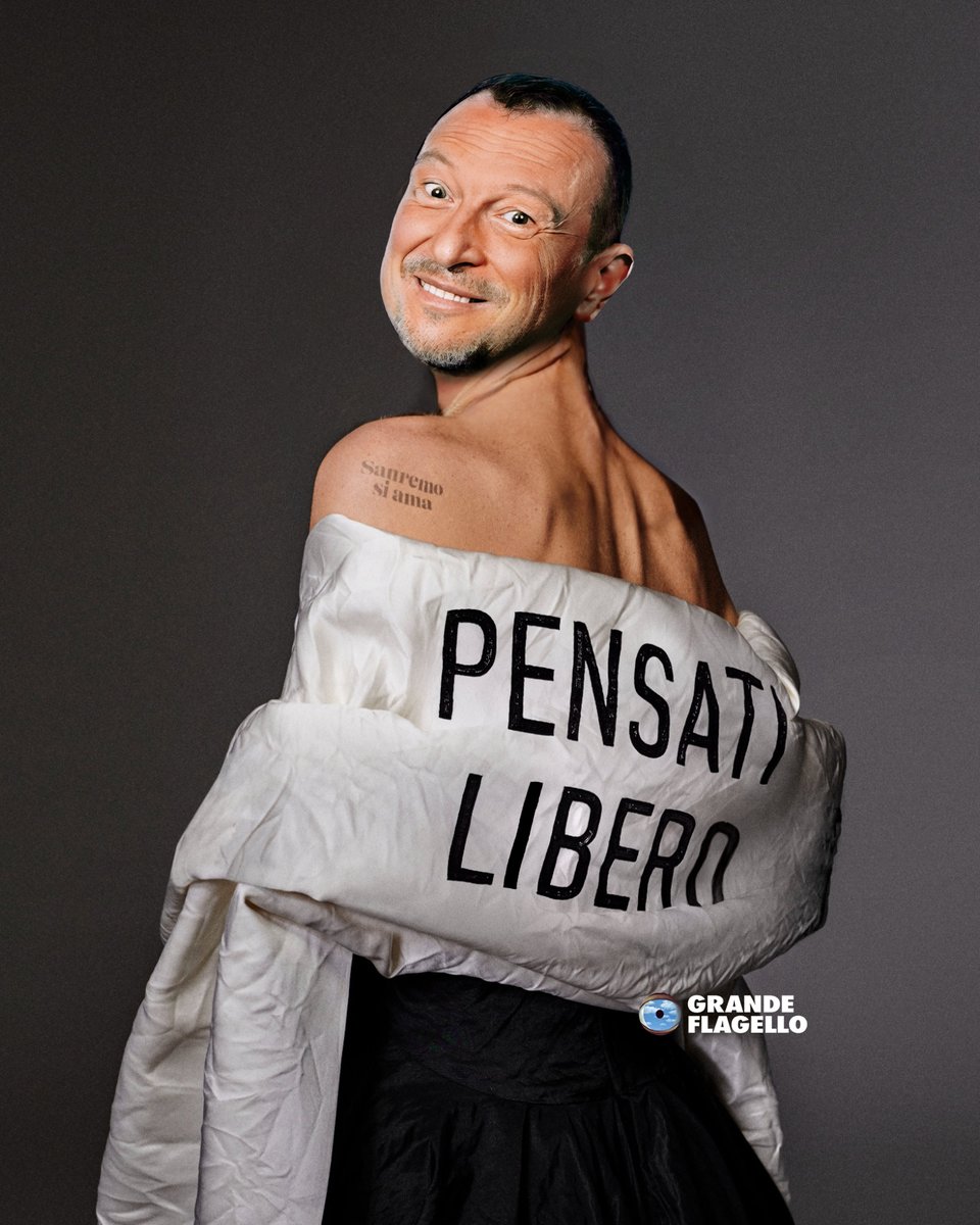 grande_flagello's tweet photo. Ciao Ama e grazie #Sanremo2024 https://t.co/Eywlz0hFmM