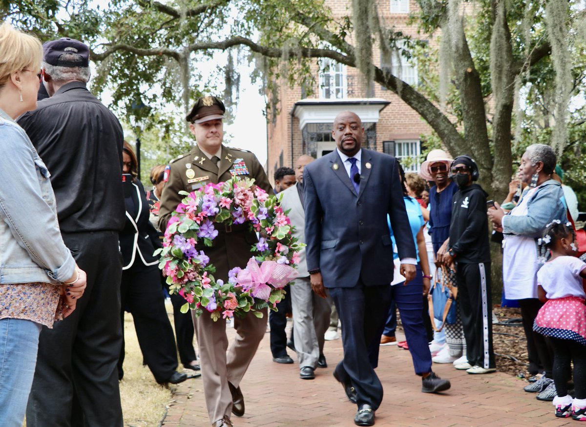 We were honored to help the City of Savannah, GA dedicate the Susie King Taylor square today. Born enslaved, Taylor was enlisted in the Army making her the first Black nurse in the Civil War.