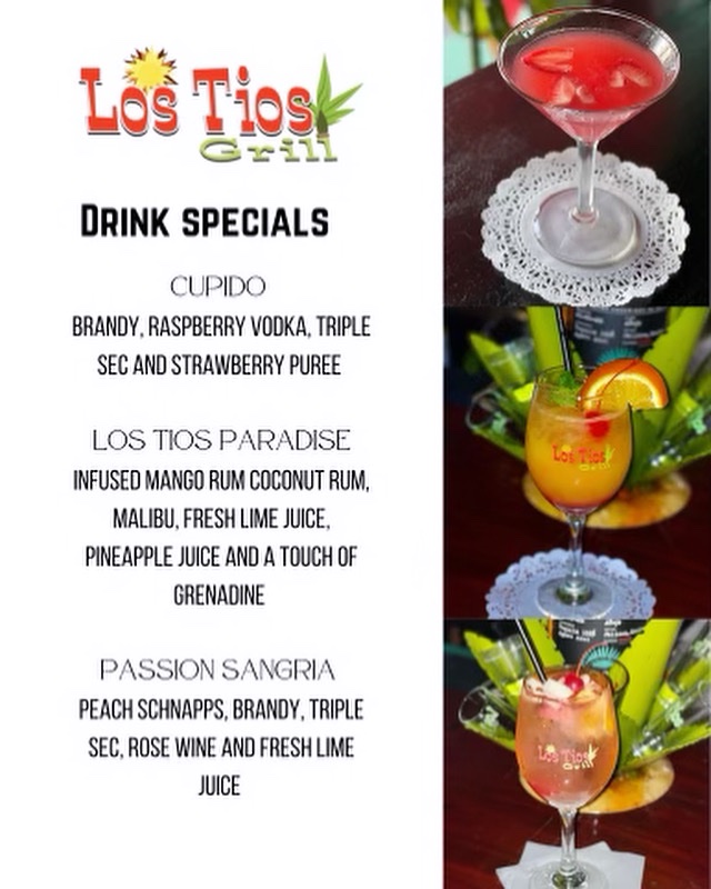 lostiosgrillVA's tweet photo. Los Tíos Grill - Del Ray superb February drinks specials🍷🍸! 
Try one not try them all !😆

#lostiosgrill #lostiosgrilldelray #february #superb #delray #visitdelray #cocktail #sangria https://t.co/79VulqeiN7